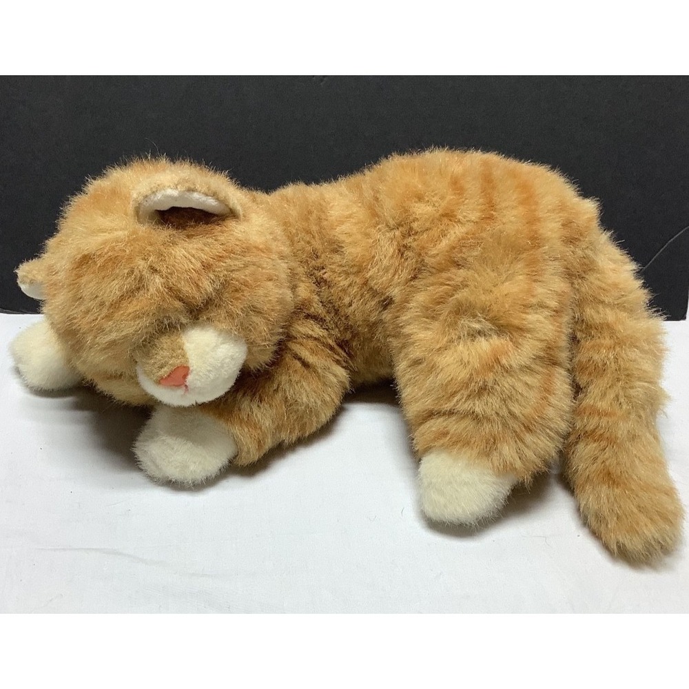 Vintage Ty AL E CAT Tabby Kitten 1995 13" Plush Stuffed Animal Rare HTF